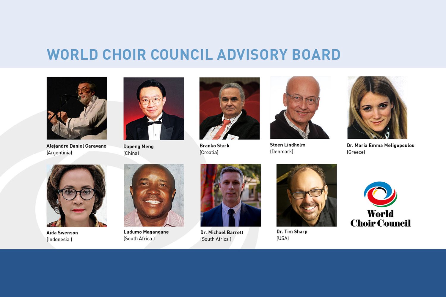 世界合唱理事会-顾问委员会改组